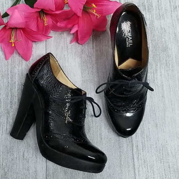 MICHAEL Michael Kors Shoes - MICHAEL Michael Kors black Panama Oxford Heels